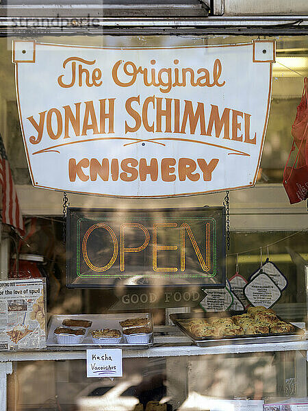 The Yonah Schimmel Knishery in New York's Lower East Side.