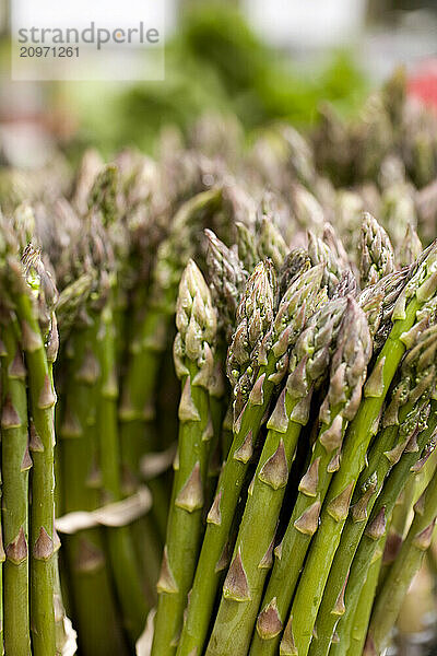 Asparagus at farmers market.