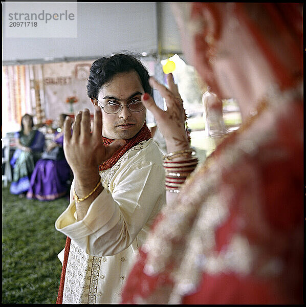 Wedding of a young couple with Down Syndrome