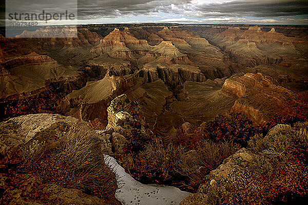 The Grand Canyon at sunset