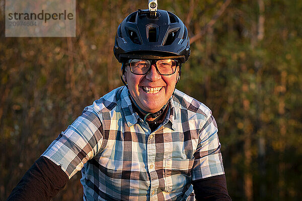 Portrait of manÂ smiling atÂ camera  Duluth  Minnesota  USA