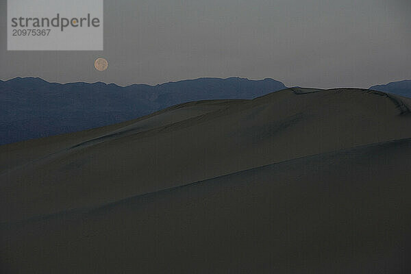 Sand dunes  Death Valley  California.