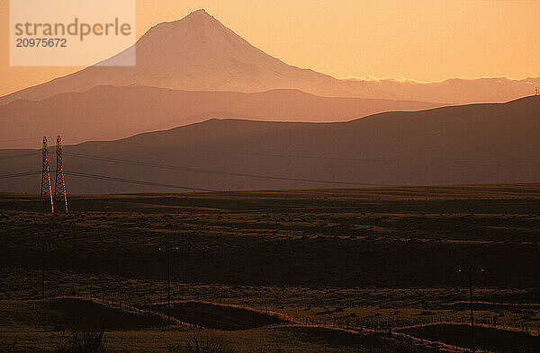 Sunrise at Mt. Hood  Oregon.