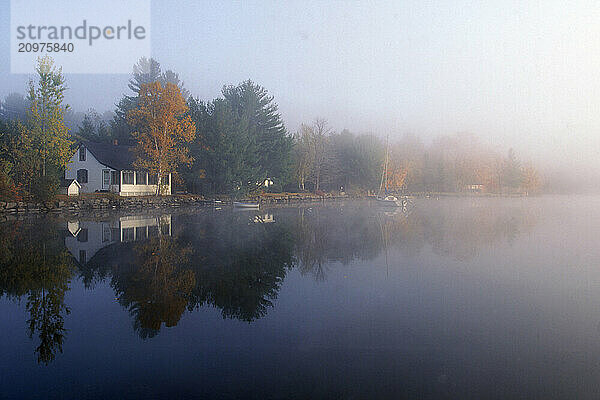 Misty Lake.