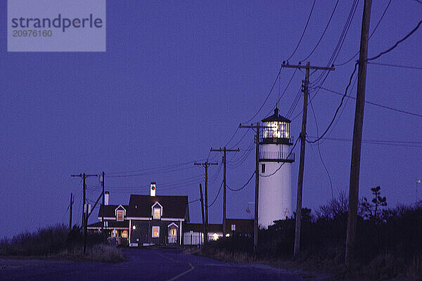 Lighthouse  Cape Cod  MA USA