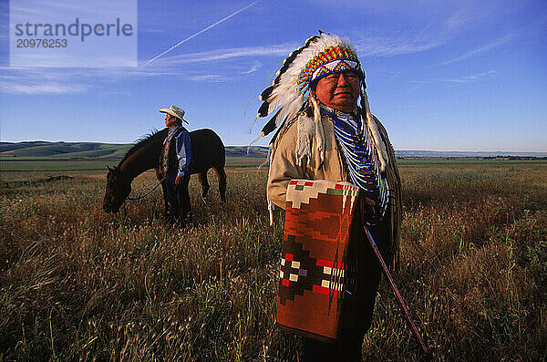 Native American chief.