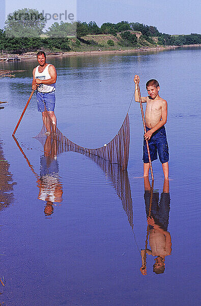 Netting shiners.