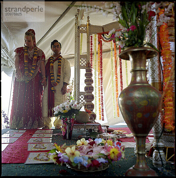 Wedding of a young couple with Down Syndrome