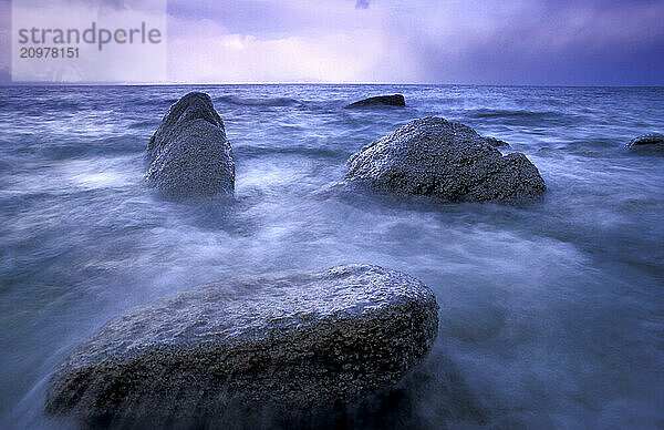 Storm on Lake Tahoe.