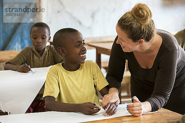 education at Kiziba Refugee Camp