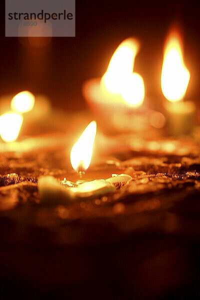 Candles in camp.Squamish  BC  Canada