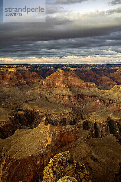 The Grand Canyon at sunset