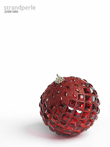 Christmas ornament isolated on white background