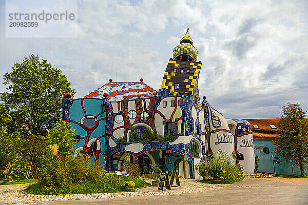 Hundertwasser Art House  Abensberg  Bavaria  Germany  Europe