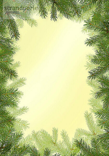 Framed Christmas card background