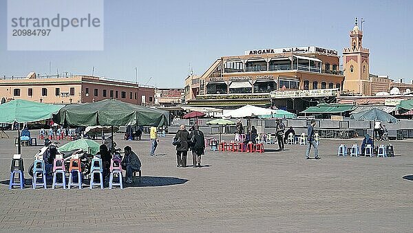 Jemaa el Fna  in the morning