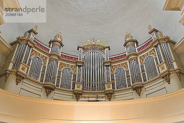 Organ in Helsinki Cathedral  Norway  Europe