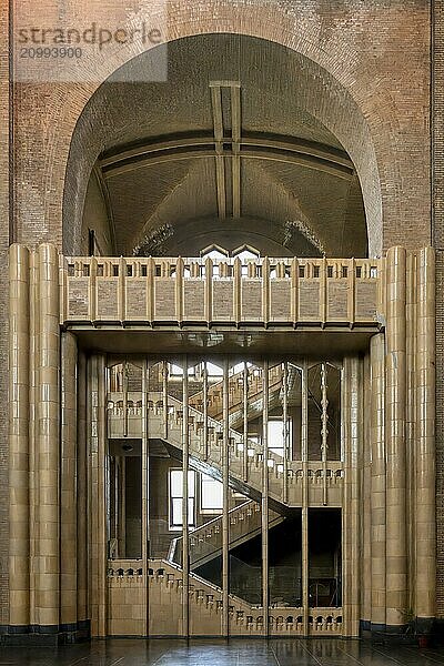 National Basilica of the Sacred Heart  Interior  Koekelberg  Brussels  Brabant  Belgium  Europe