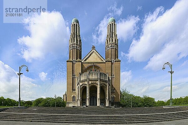 National Basilica of the Sacred Heart  Koekelberg  Brussels  Brabant  Belgium  Europe