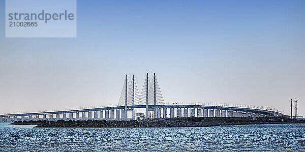 Øresund Bridge between Malmö and Copenhagen