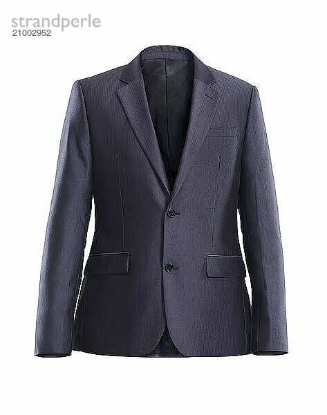 Business suit jacket  mens gray dress jacket isolated on white background