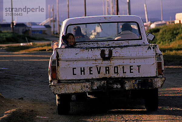 alaska inuit native american small town people north