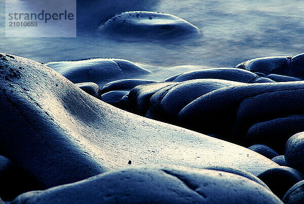 Rocks and Water.