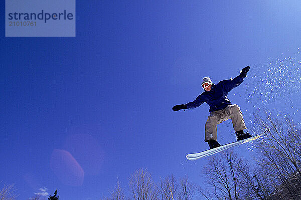 Snowboarding Jump