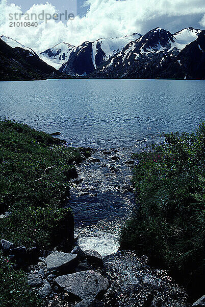 Taku Inlet at Turner Lake  Alaska  USA.