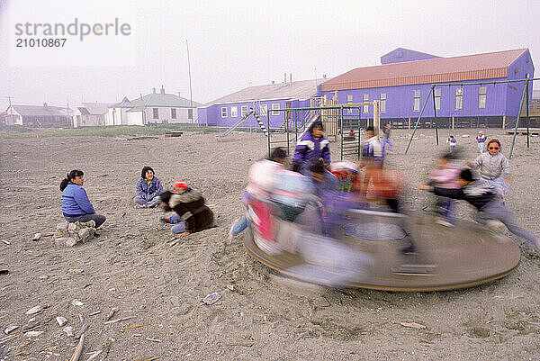 alaska inuit native american small town people north