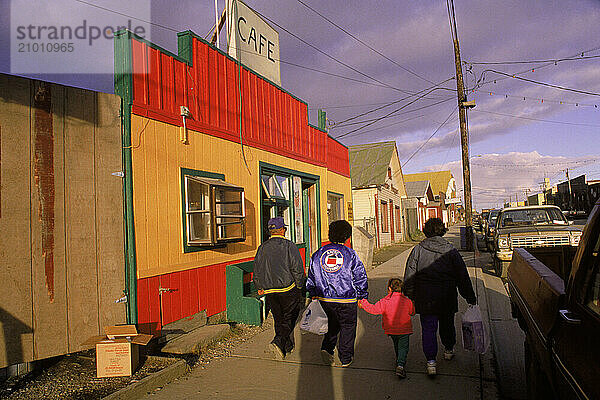 alaska inuit native american small town people north