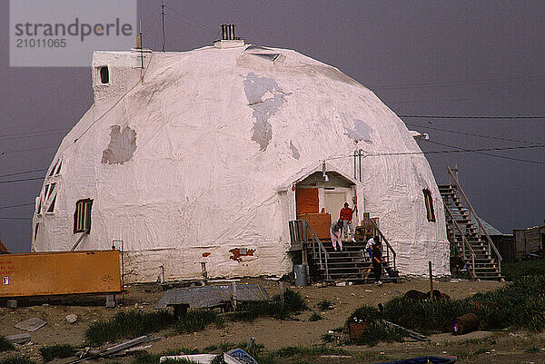 alaska inuit native american small town people north