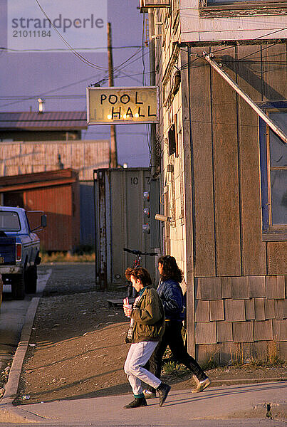 alaska inuit native american small town people north