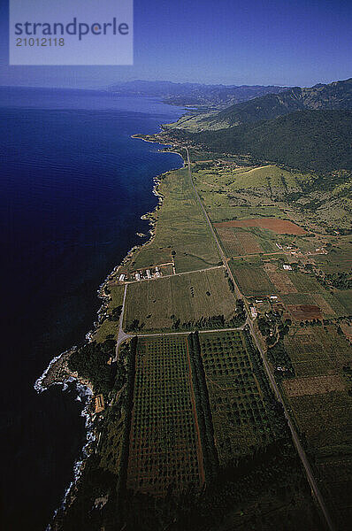 South coast of the Sierra Maestra Mountains  Cuba.