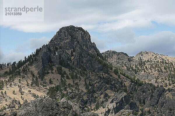 Volcanic field of the Adel Mountains in Montana  Usa