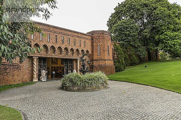 RECIFE  PE  BRAZIL  NOVEMBER 19  2019: The historic architecture of Instituto Ricardo Brennand museum in Recife  Pernambuco  Brazil  South America