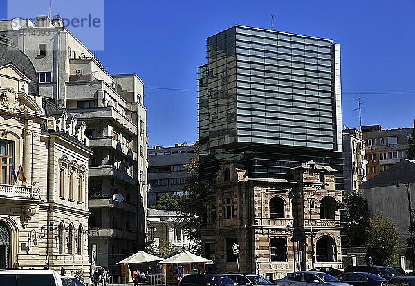 Paucescu House  headquarters of the Association of Romanian Architects. Bucharest  Romania  Europe