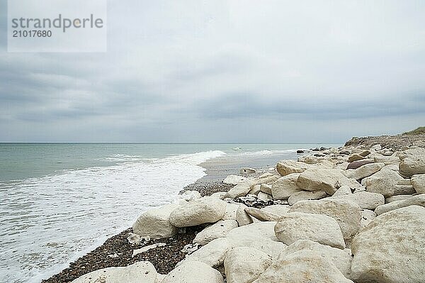 The Jammer Bay in Danish Jutland with its North Sea coastline