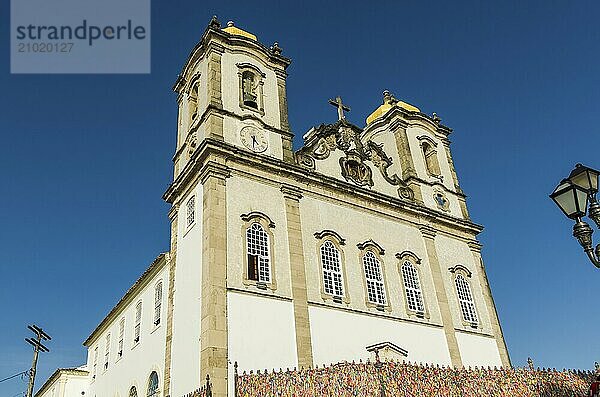 Beautiful Basilica of the Lord of Bonfim in Salvador Brazil