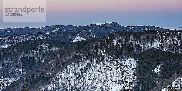 View from Feldberg in the direction of Belchen