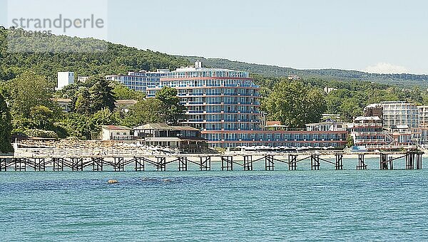 Hotels Sirius and Asalia and beaches  St.St. Constantine and Helena  Varna  Bulgaria  Europe