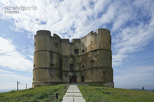 Evoramonte city castle in Alentejo  Portugal  Europe