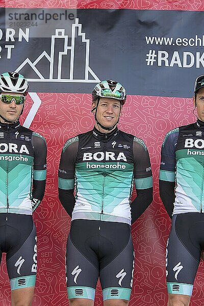 ESCHBORN  Germany  MAY 1st 2018: Pascal Ackermann (Bora-Hansgrohe) at Eschborn-Frankfurt cycling race  Europe