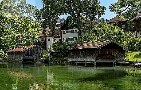 Nature and landscape around Lake Tegernsee  Bavaria  Germany  Europe