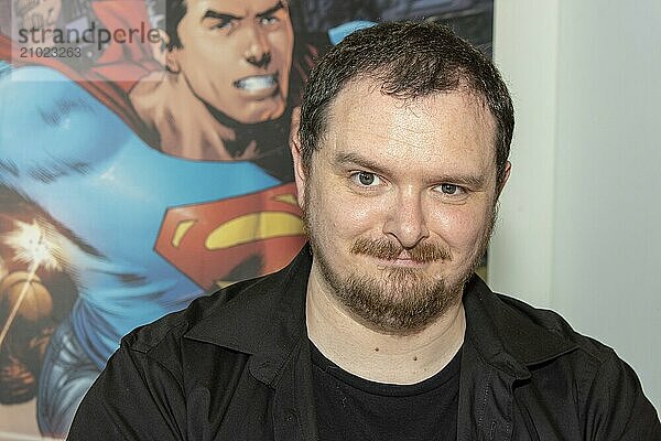 STUTTGART  GERMANY  JUN 30th 2018: Declan Shalvey (Irish Comic Artist) at Comic Con Germany Stuttgart  a two day fan convention