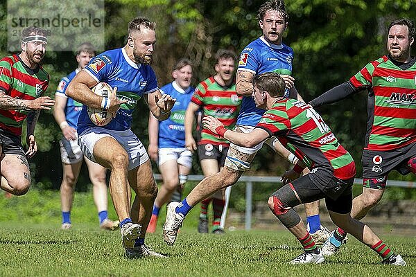 Heidelberg  06.04.2024  Rugby 1st Bundesliga South/West  Season 2023/24  Matchday 10: SC Neuenheim vs RK Heusenstamm (93:7)