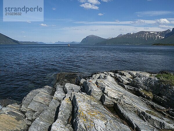 The Sulafjorden on the Norwegian coast