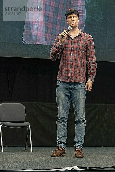 STUTTGART  GERMANY  JUN 30th 2018: Joonas Suotamo (Chewbacca  Star Wars) at Comic Con Germany Stuttgart  a two day fan convention