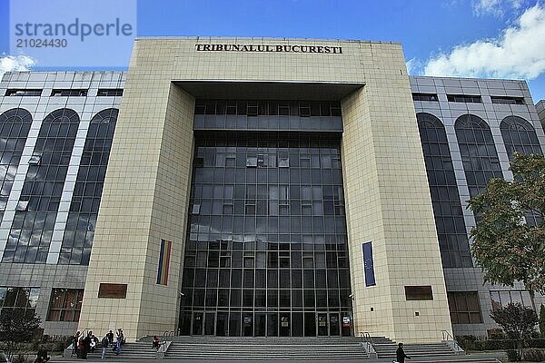 Bucharest  city centre  building  tribunal  Romania  Europe