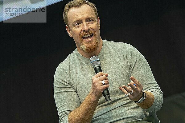 STUTTGART  GERMANY  JUN 30th 2018: Toby Stephens (Black Sails  Lost in Space) at Comic Con Germany Stuttgart  a two day fan convention